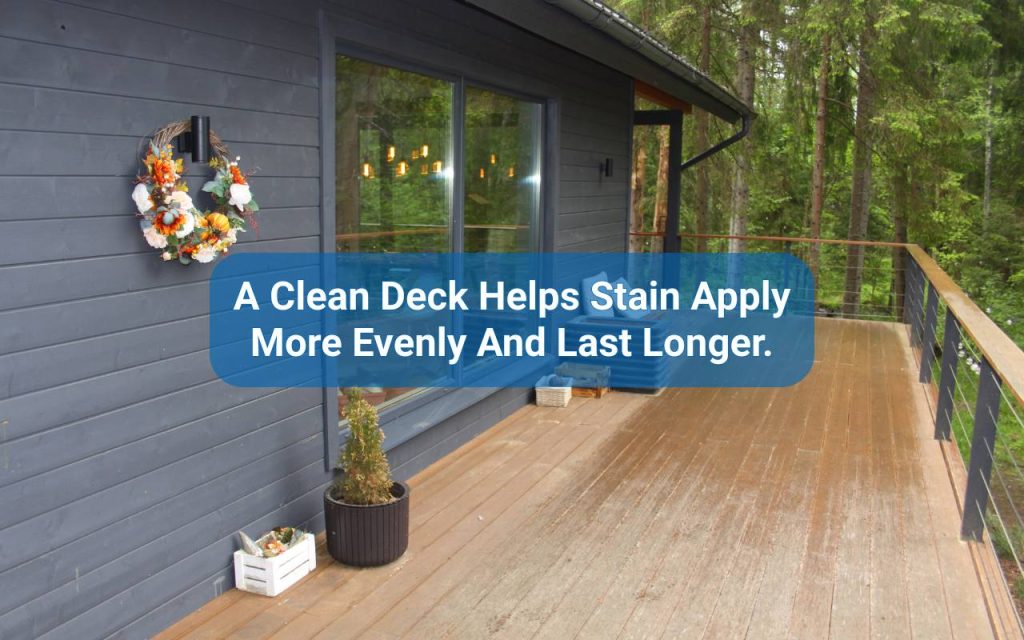 Should You Pressure Wash a Deck Before Staining?